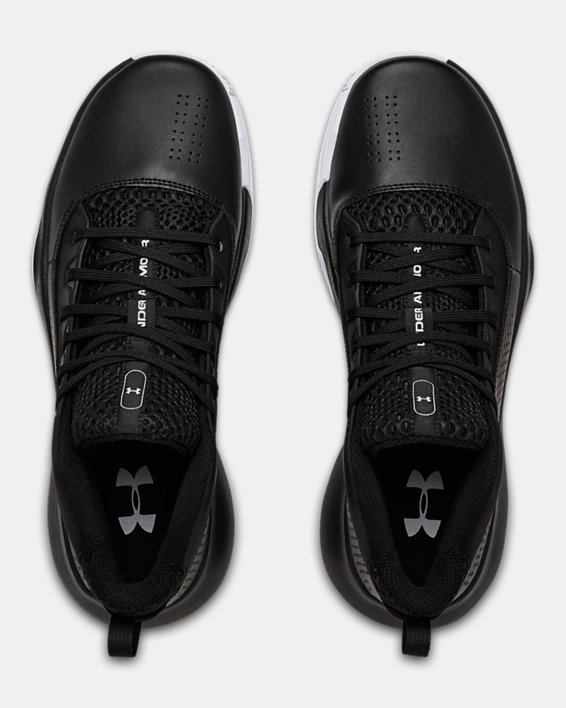 Men's UA Lockdown 4 Basketball Shoes, Black, pdpMainDesktop image number 2